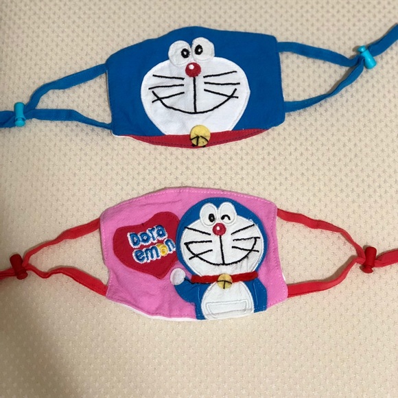 SOLD ‼️ NWOT Doraemon child masks! - Picture 1 of 2
